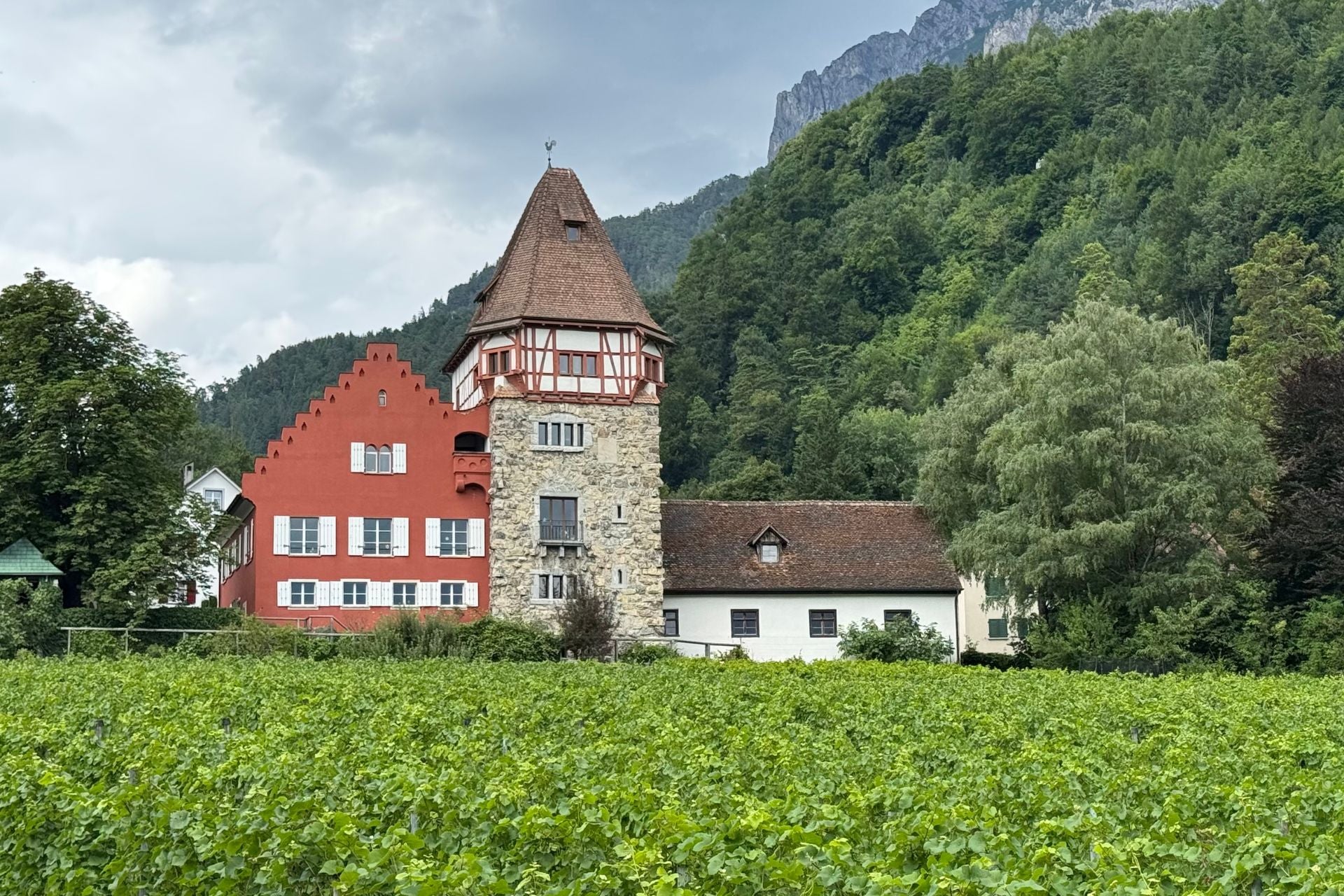 Das Rote Haus is een van de bezienswaardigheden in Liechtenstein