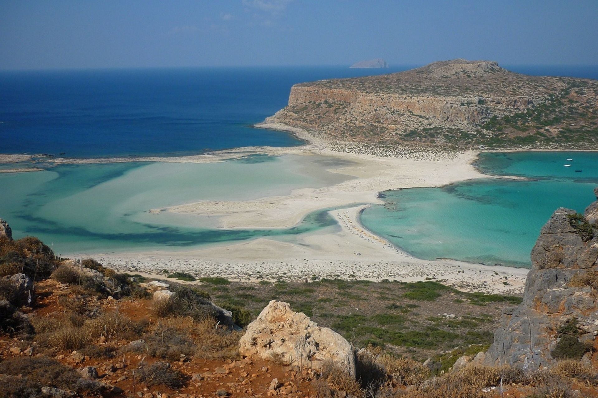 Balos beach schiereiland op Kreta