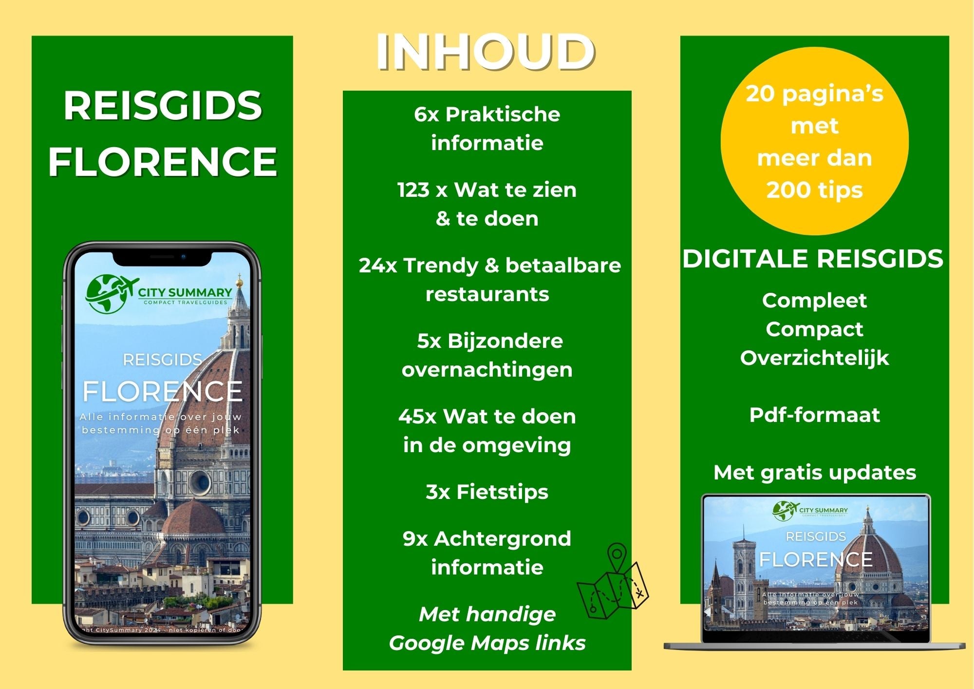 Inhoud reisgids Florence Toscane alle tips