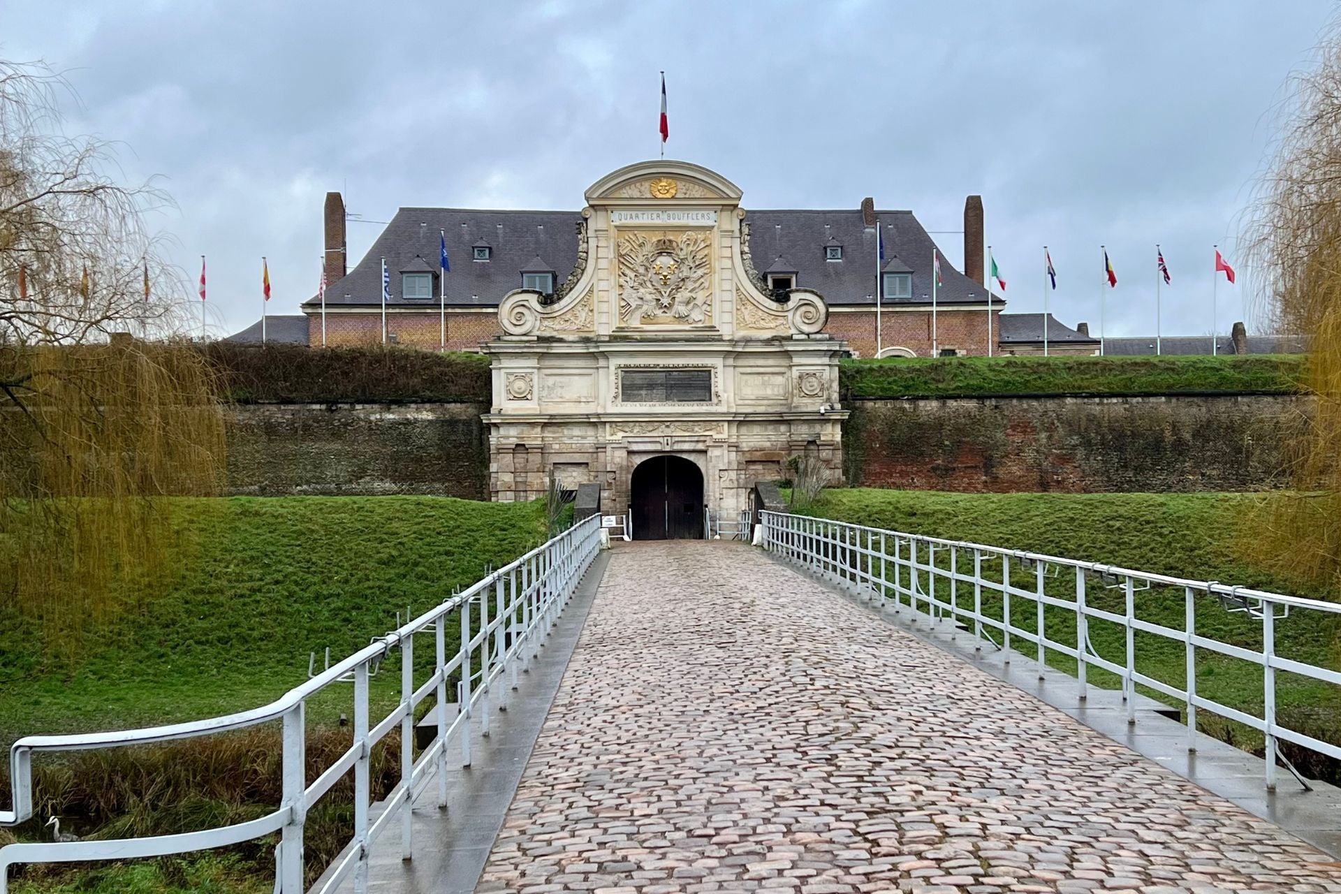Brug naar de ingang van Citadelle de Lille