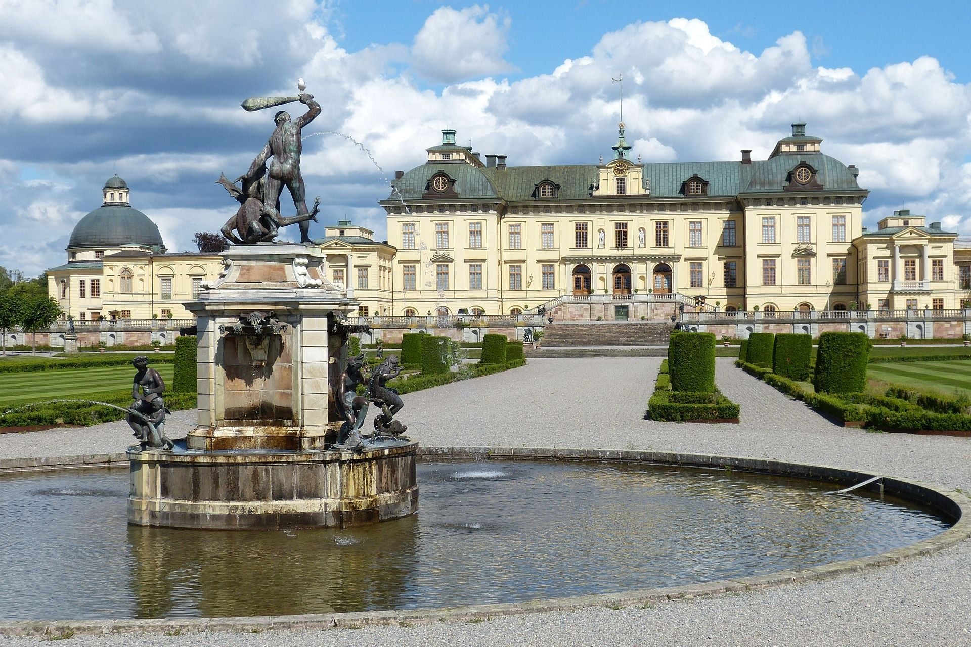 Koninklijk Paleis Drottningholm bij Stockholm