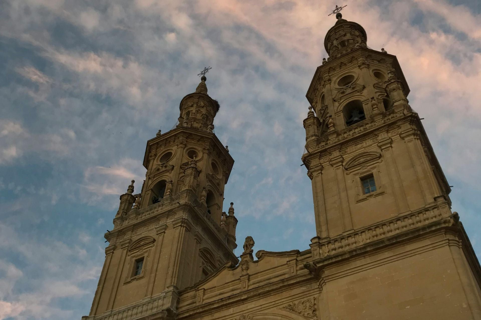 Kathedraal van Logroño in de Rioja streek is een van de hoogtepunten van de stedentrip