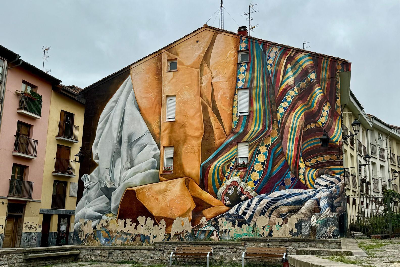 Mooie street art in Vitoria-Gasteiz, bezienswaardigheden en tips