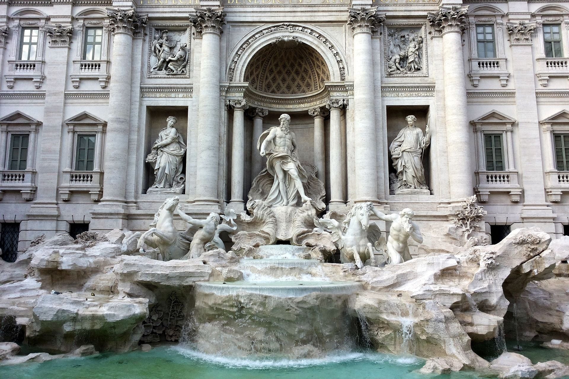 Trevi fontein in Rome
