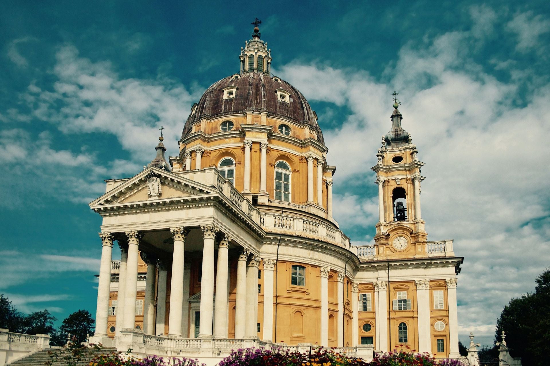 Basilica di Superga gele kerk in Turijn